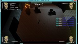 A screenshot of the game in debug mode, with the lighting maps "uncooked".